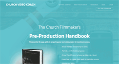 Desktop Screenshot of churchvideocoach.com